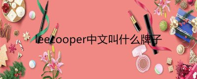 ​leecooper中文叫什么牌子