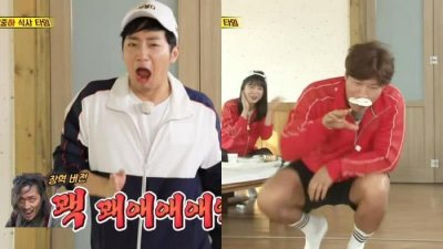 ​《Running Man》李相烨进化的张赫个人技，被洪真英逼