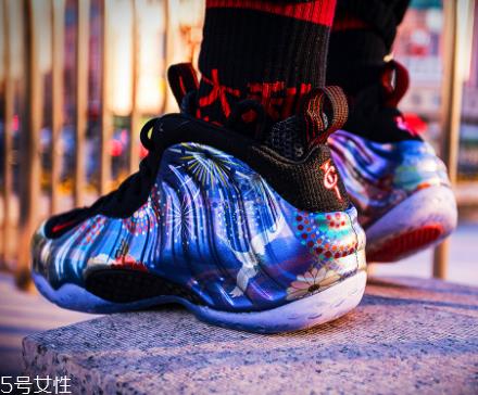 nike air foamposite one cny新年烟花喷开箱测评