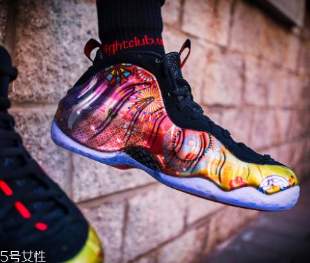 nike air foamposite one cny新年烟花喷开箱测评