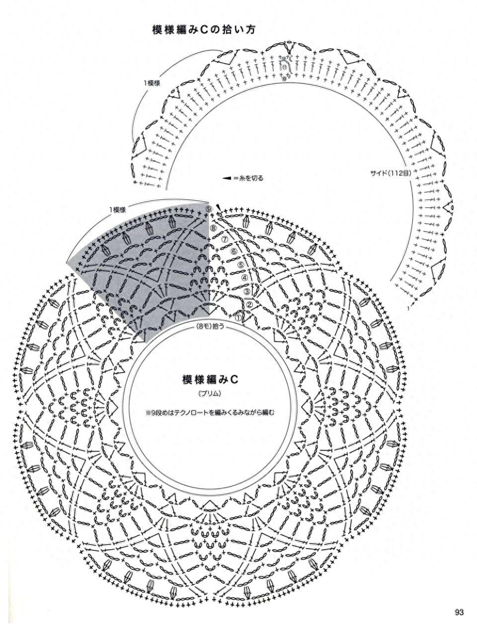 分享十余款漂亮百搭的钩针手工帽子，图解清晰易仿