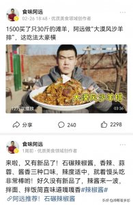 ​是什么原因让“食味阿远”的视频更新频率越来越低？