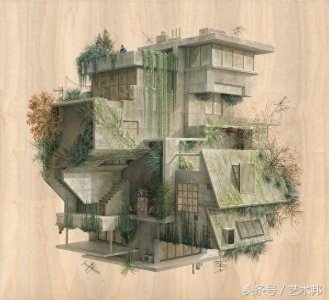 ​西班牙画家极富创意的24张矛盾空间建筑艺术插画设计欣赏