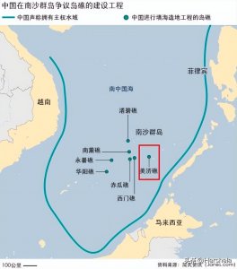 ​「中国南海」最大人工岛-美济岛